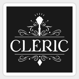 Cleric Character Class TRPG Tabletop RPG Gaming Addict Magnet